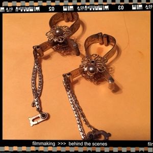 Vintage Sweater Clip gold tone under Cardigans